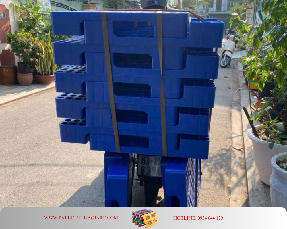 Pallet nhựa 1000x600x100 mặt lưới